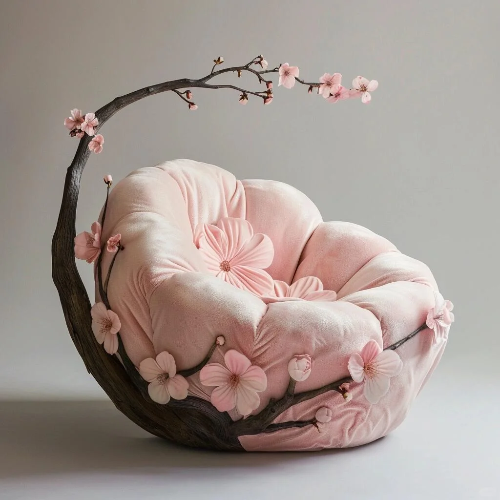 每一根枝桠都是独一无二！🌸定制花艺沙发