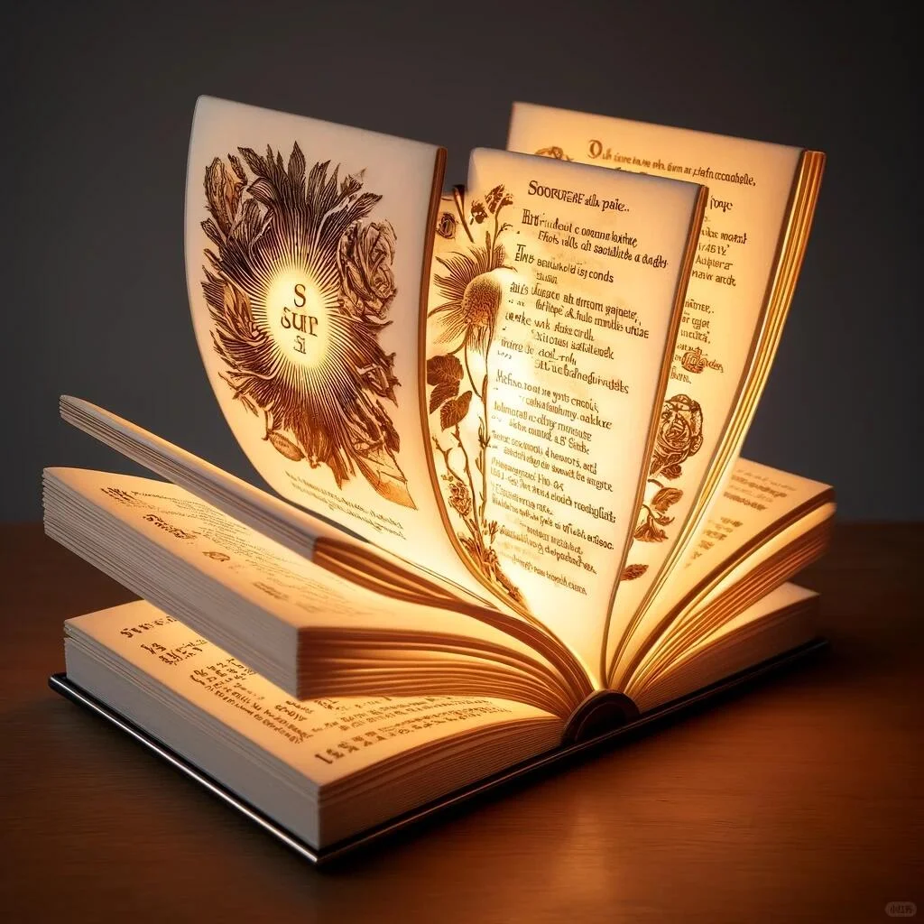 莎士比亚十四行诗系列桌面灯