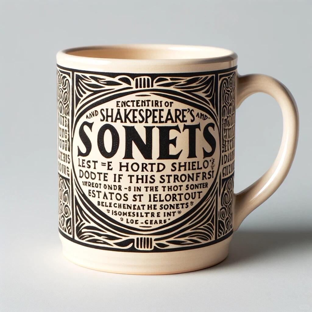 喝出诗意：莎士比亚十四行诗水杯！ - Thumbnail 4