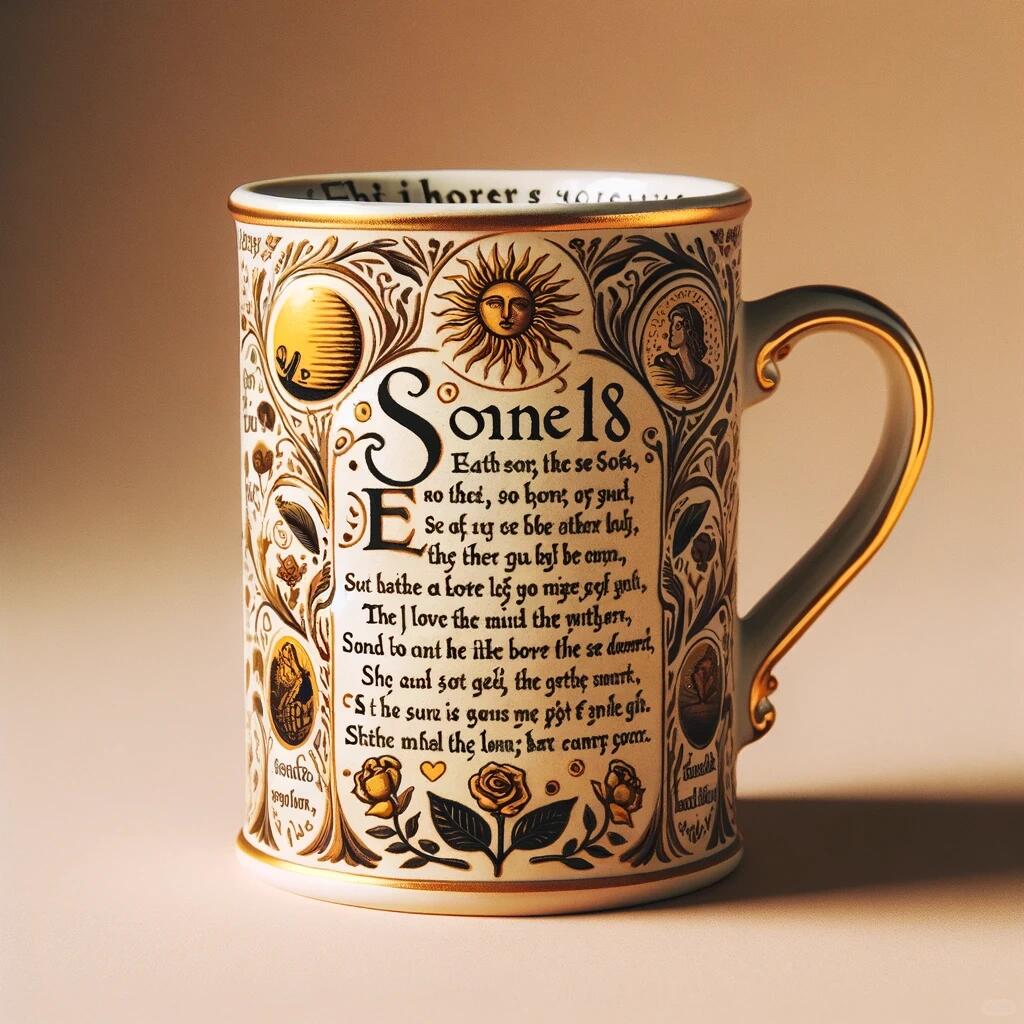 喝出诗意：莎士比亚十四行诗水杯！ - Thumbnail 6