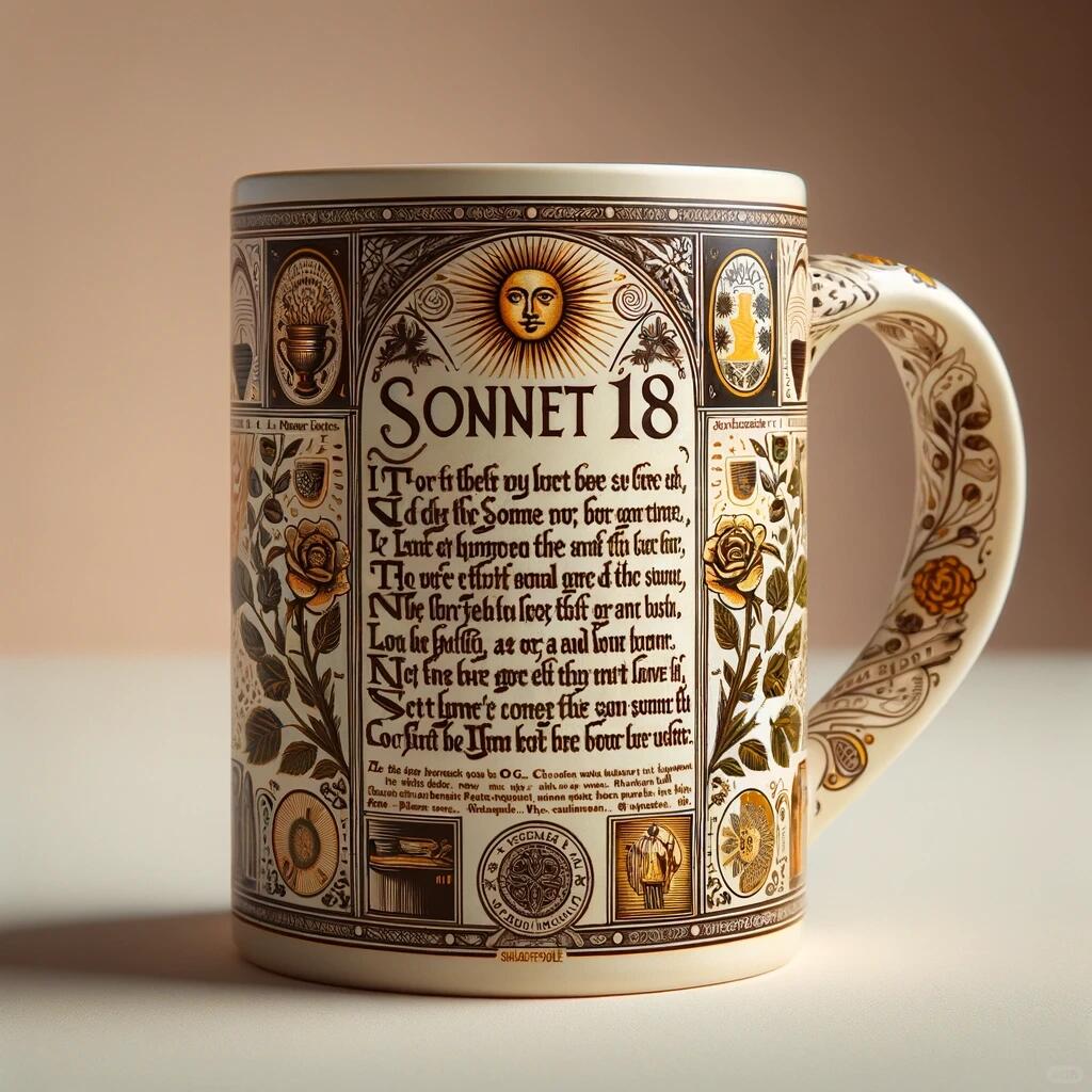 喝出诗意：莎士比亚十四行诗水杯！ - Thumbnail 8