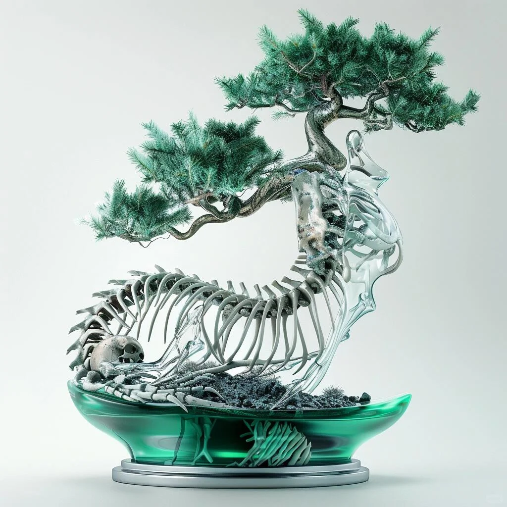 🌿🦴【盆景中的生命力与束缚】🦴🌿