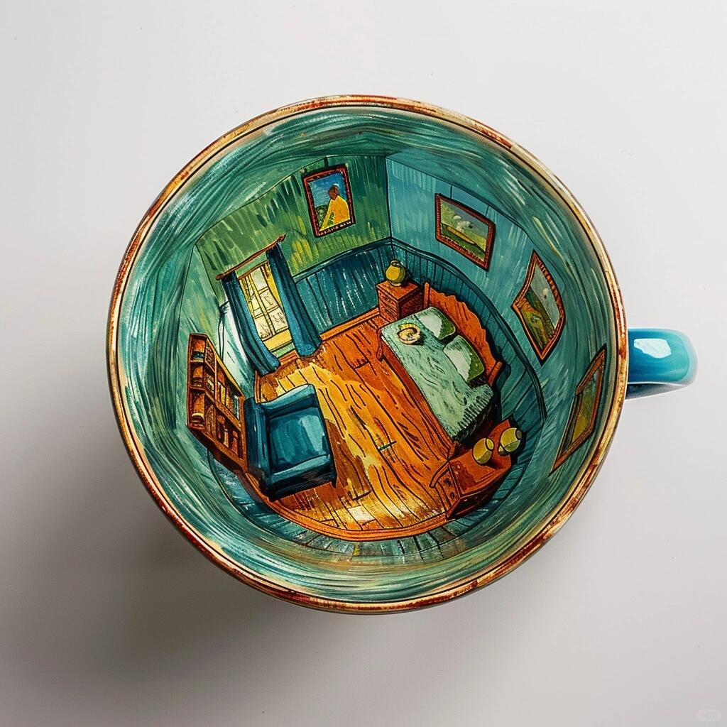 杯欢世界：梵高的卧室 藏在一杯咖啡里 - Thumbnail 2