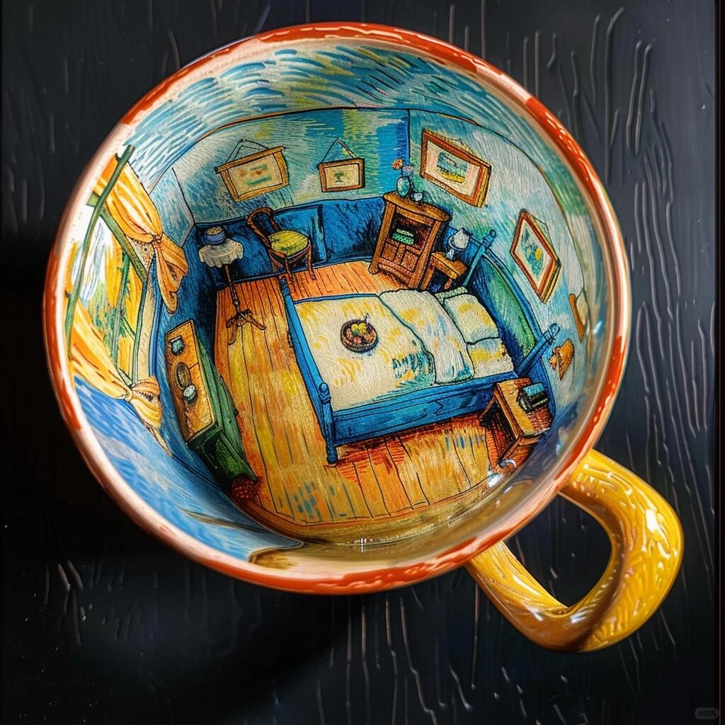 杯欢世界：梵高的卧室 藏在一杯咖啡里 - Thumbnail 3