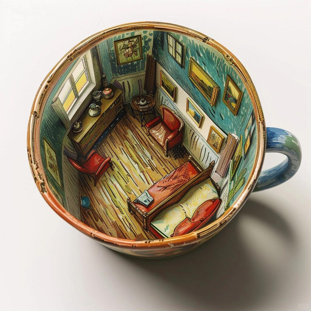 杯欢世界：梵高的卧室 藏在一杯咖啡里 - Thumbnail 4