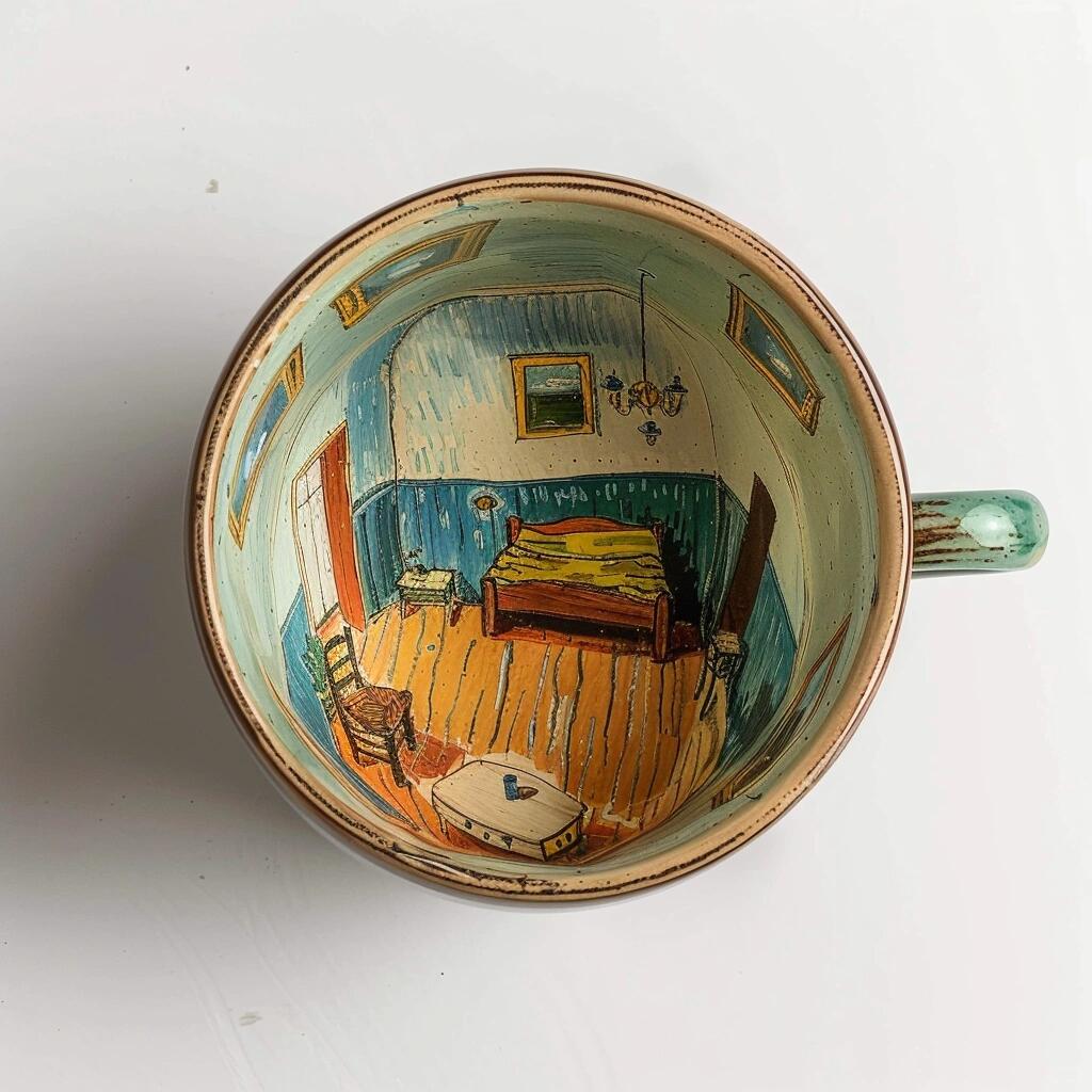 杯欢世界：梵高的卧室 藏在一杯咖啡里 - Thumbnail 6