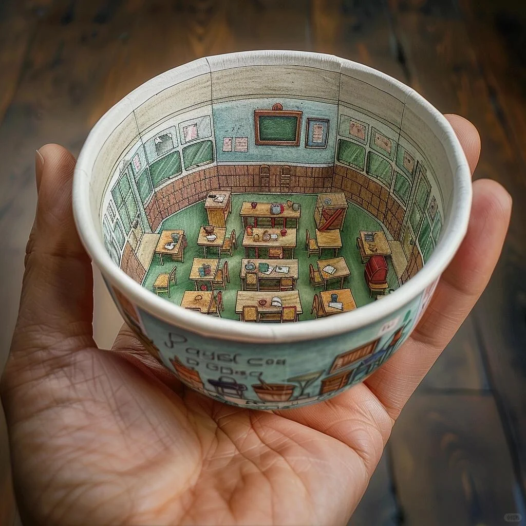 杯底的空教室！