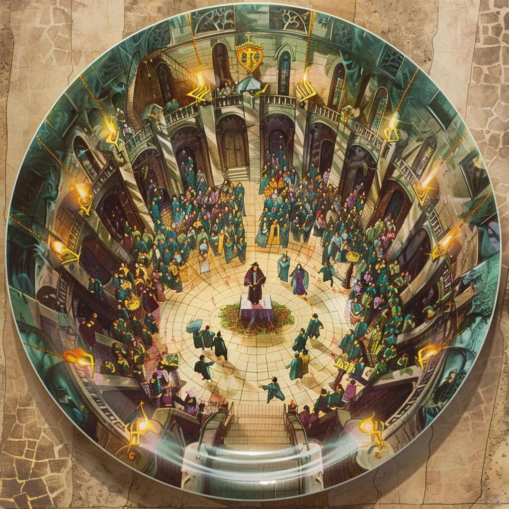 盘中景色：这一刻我从霍格沃滋毕业了！