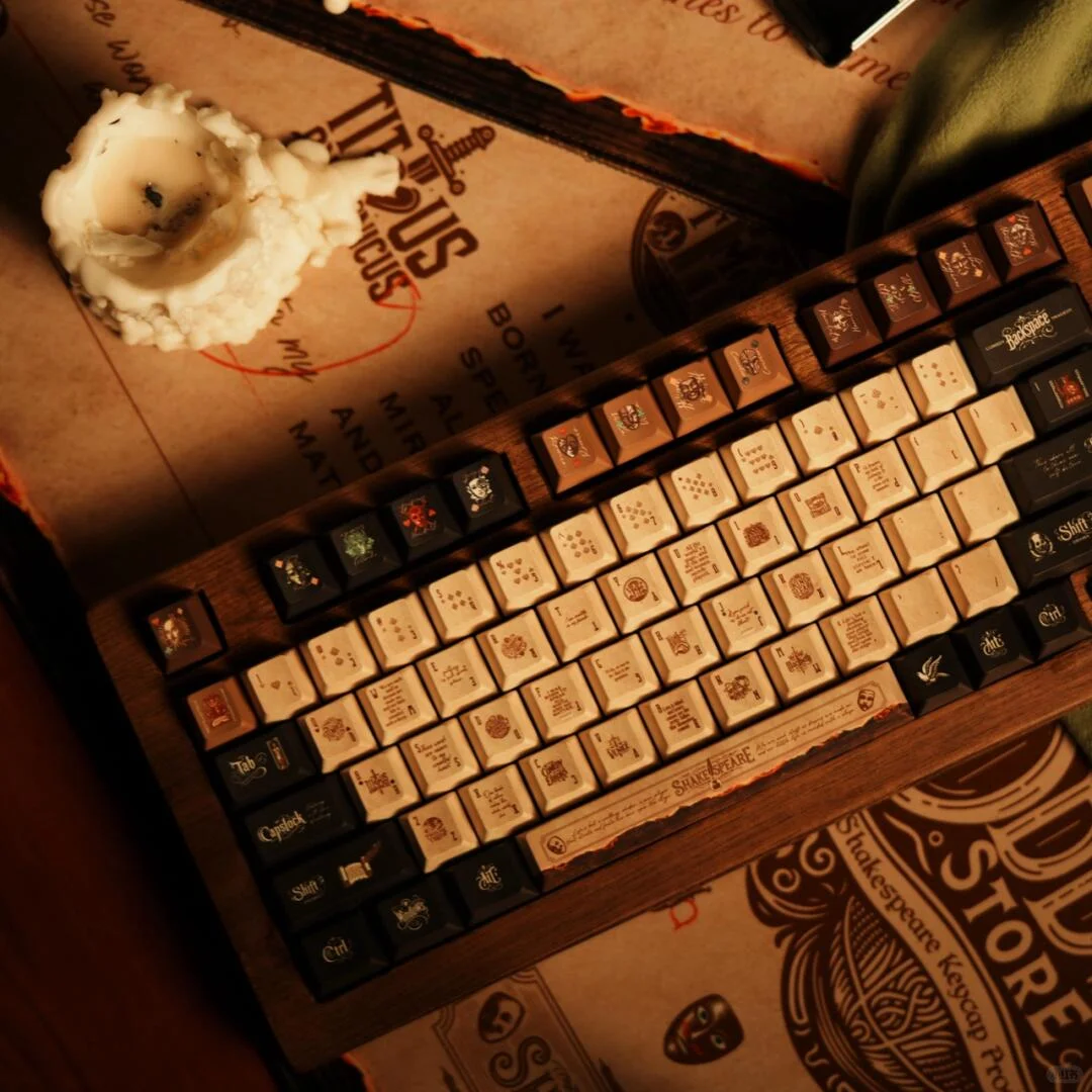 🎭莎士比亚的王牌🃏键帽，文学新境界✨