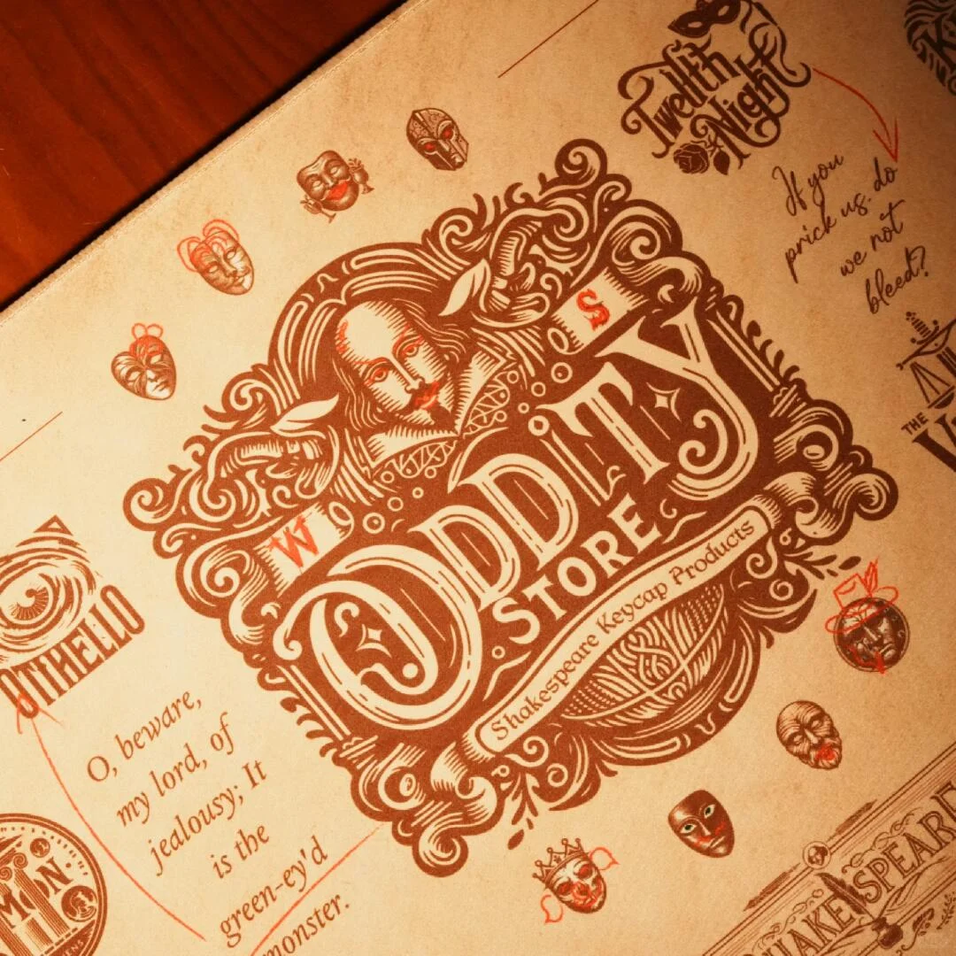 莎士比亚王牌键帽专配桌垫