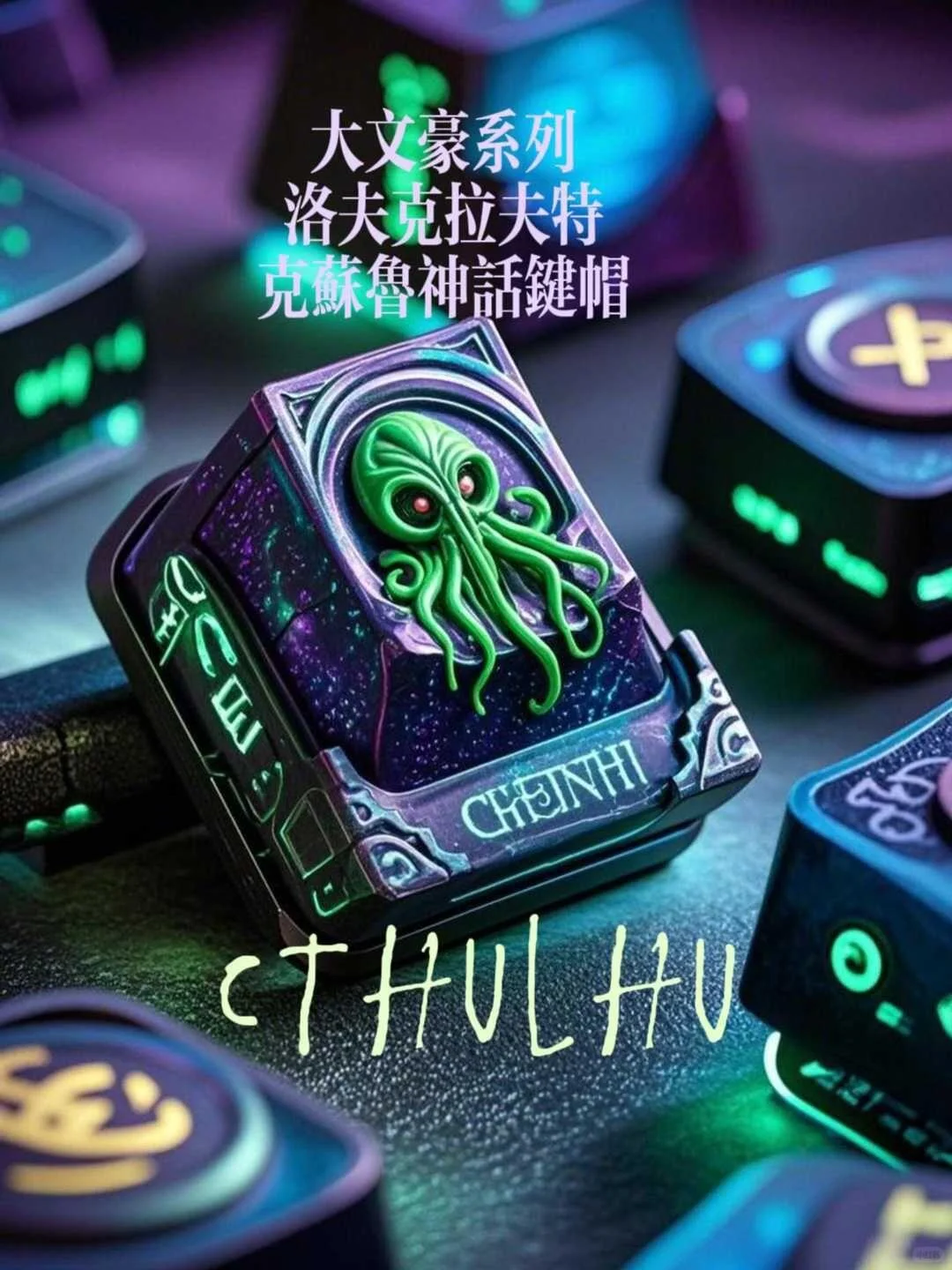 大文豪系列：洛夫克拉夫的克苏鲁概念键帽