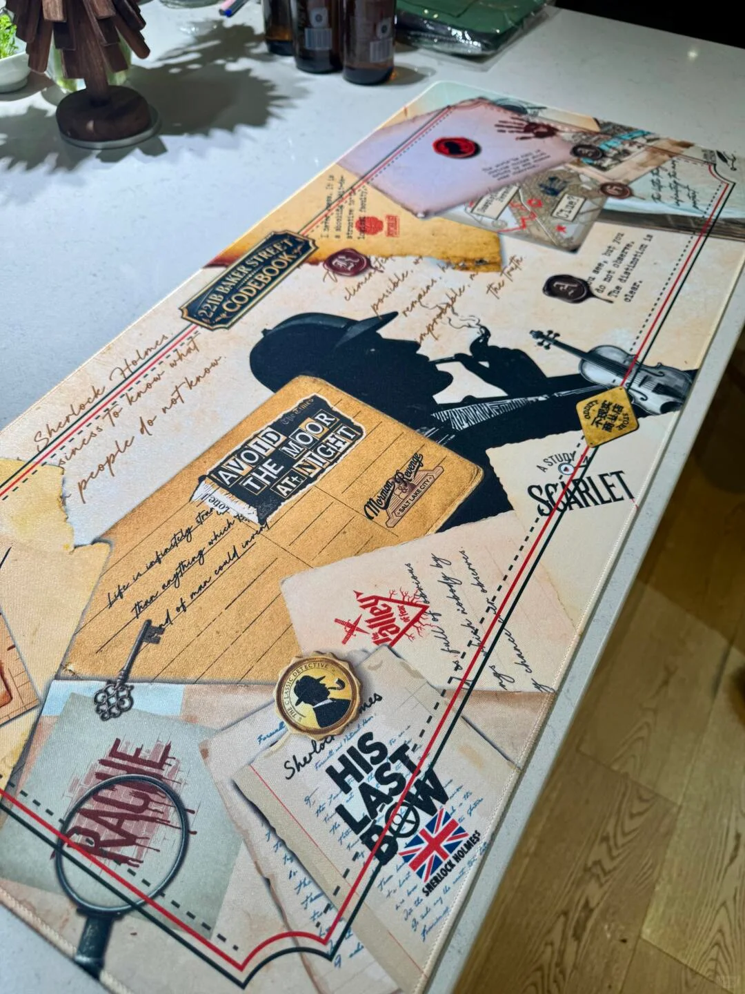 贝克街221b的密码本桌垫！期待与你会面