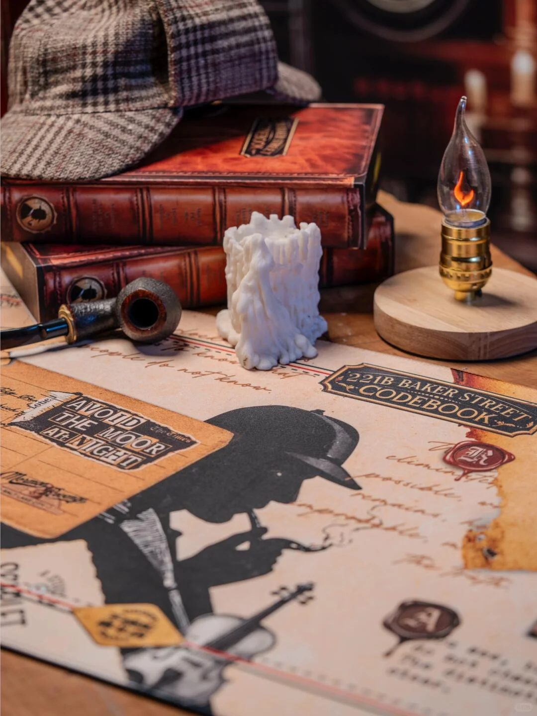 破案灵感，从这方复古推理系桌搭开始！