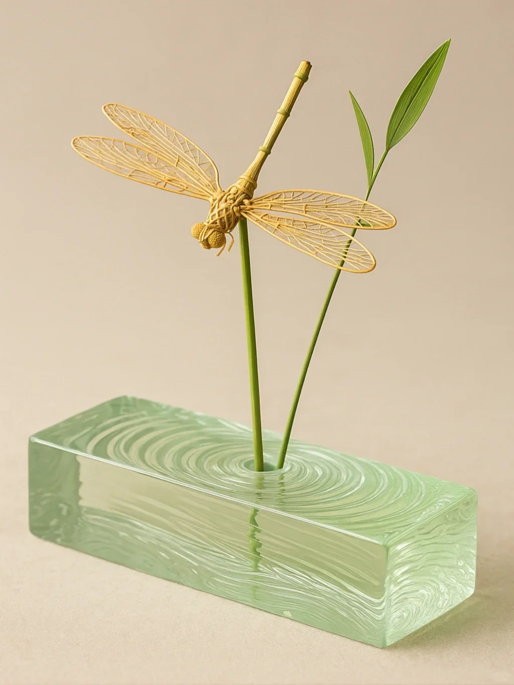 香气落水成纹，蜻蜓点过不留声