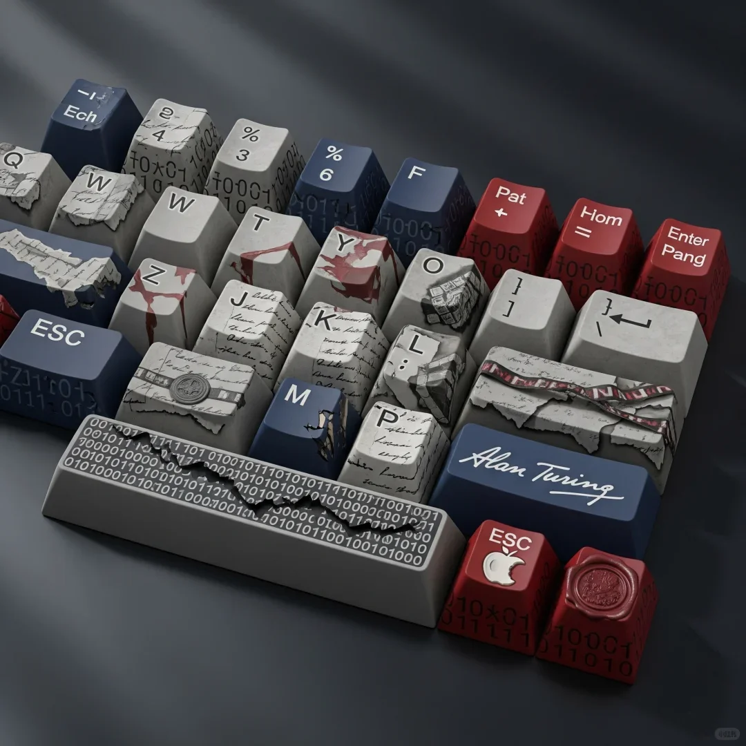 🍎 悲剧与荣耀——图灵纪念键帽 - Thumbnail 2