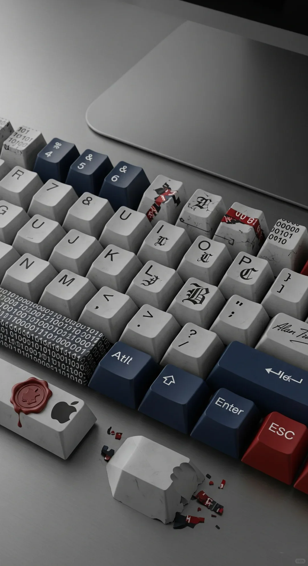 🍎 悲剧与荣耀——图灵纪念键帽 - Thumbnail 6