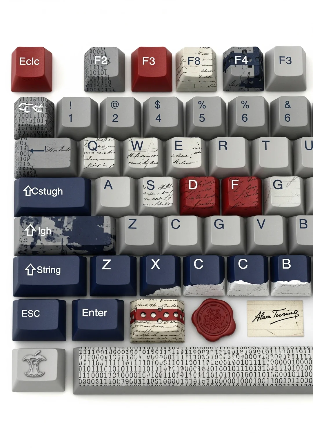 🍎 悲剧与荣耀——图灵纪念键帽