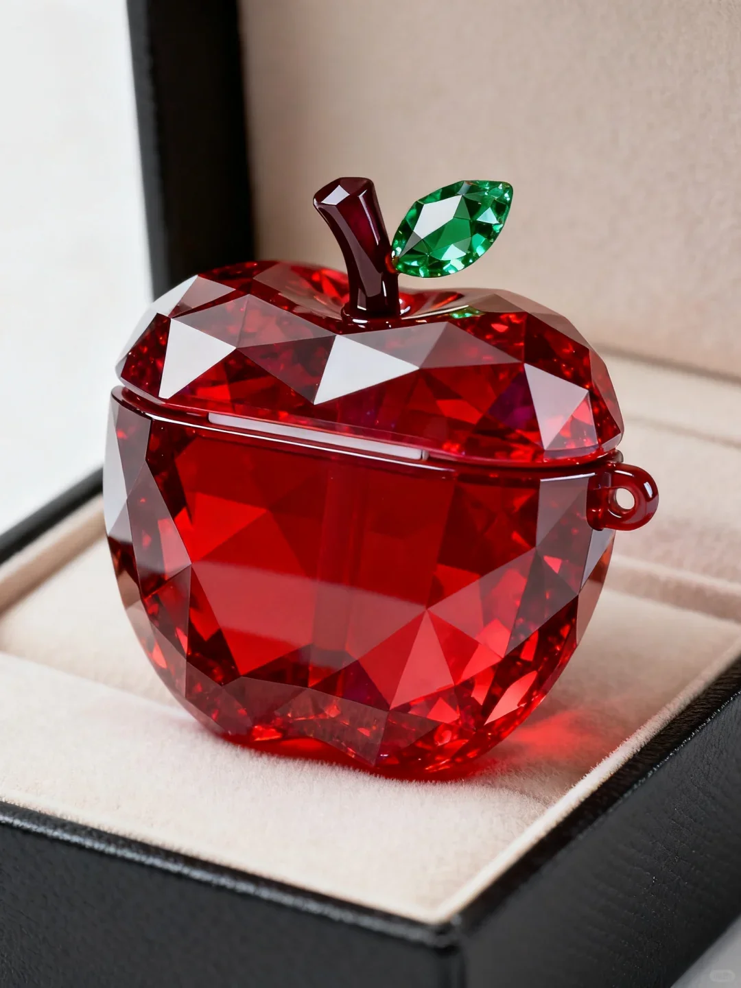 🍎 一颗开盖的宝石苹果 其实是耳机壳 - Thumbnail 2