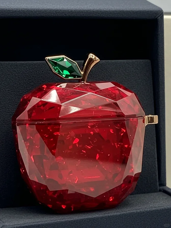 🍎 一颗开盖的宝石苹果 其实是耳机壳 - Thumbnail 3