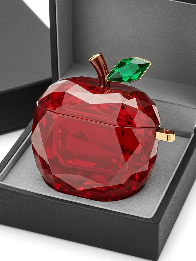 🍎 一颗开盖的宝石苹果 其实是耳机壳 - Thumbnail 4