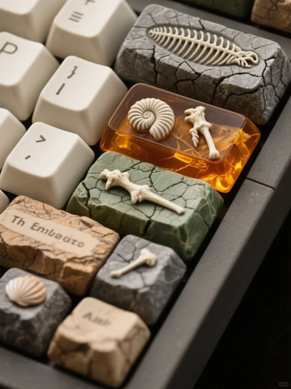 【沉眠纪元｜化石键帽】考古感满分的键盘考现 - Thumbnail 4