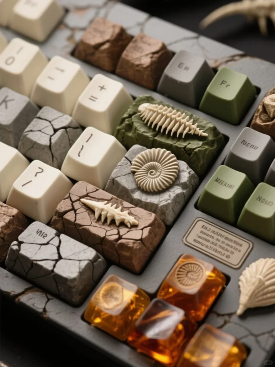 【沉眠纪元｜化石键帽】考古感满分的键盘考现 - Thumbnail 5