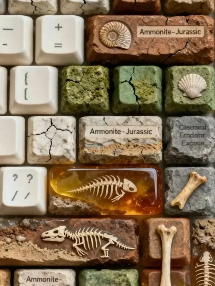 【沉眠纪元】这套键帽把考古学搬进了博物馆