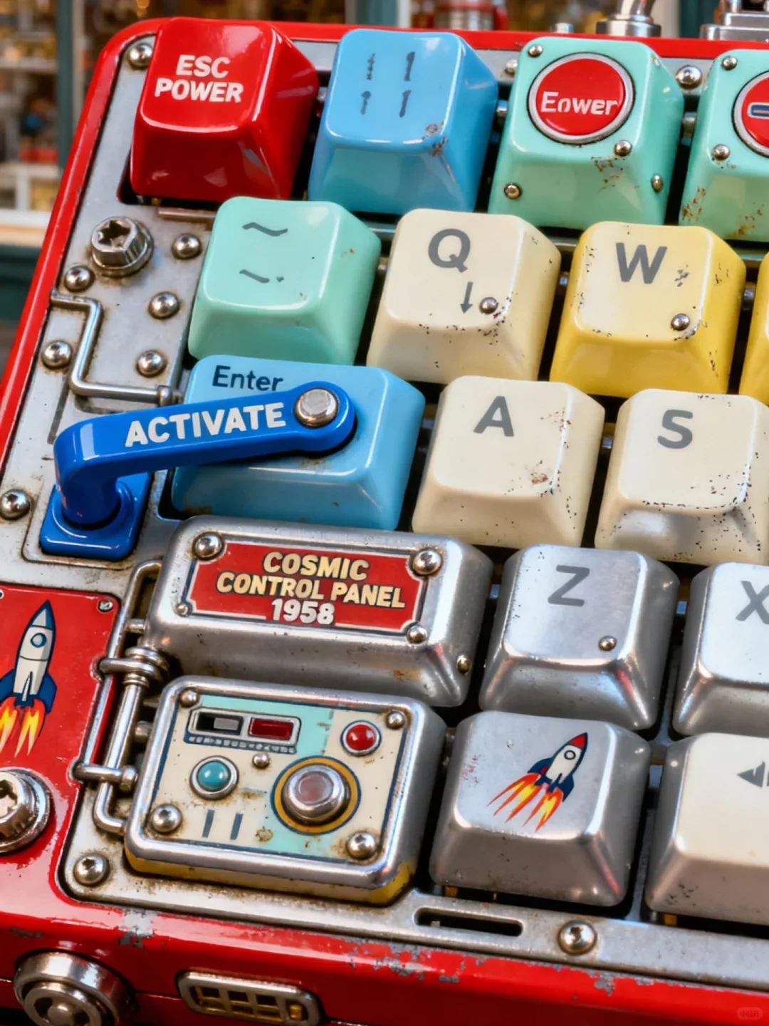 每一颗键帽，都是一个小铁皮宇宙