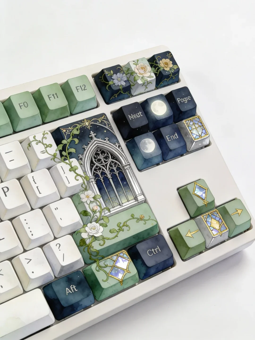 大师美学系列Moonlit Conservatory月下键帽 - Thumbnail 6