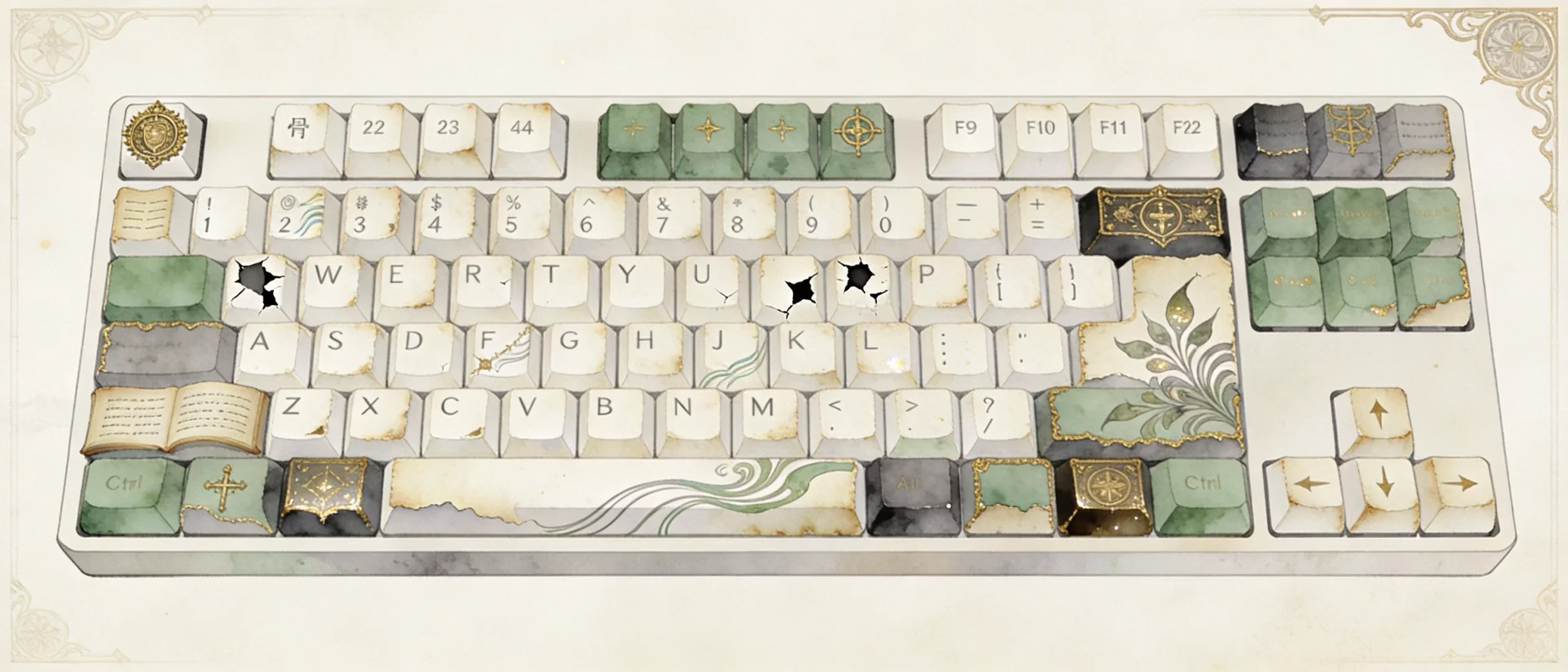 大师美学系列｜空灵编年史键帽 天野喜孝 - Thumbnail 9