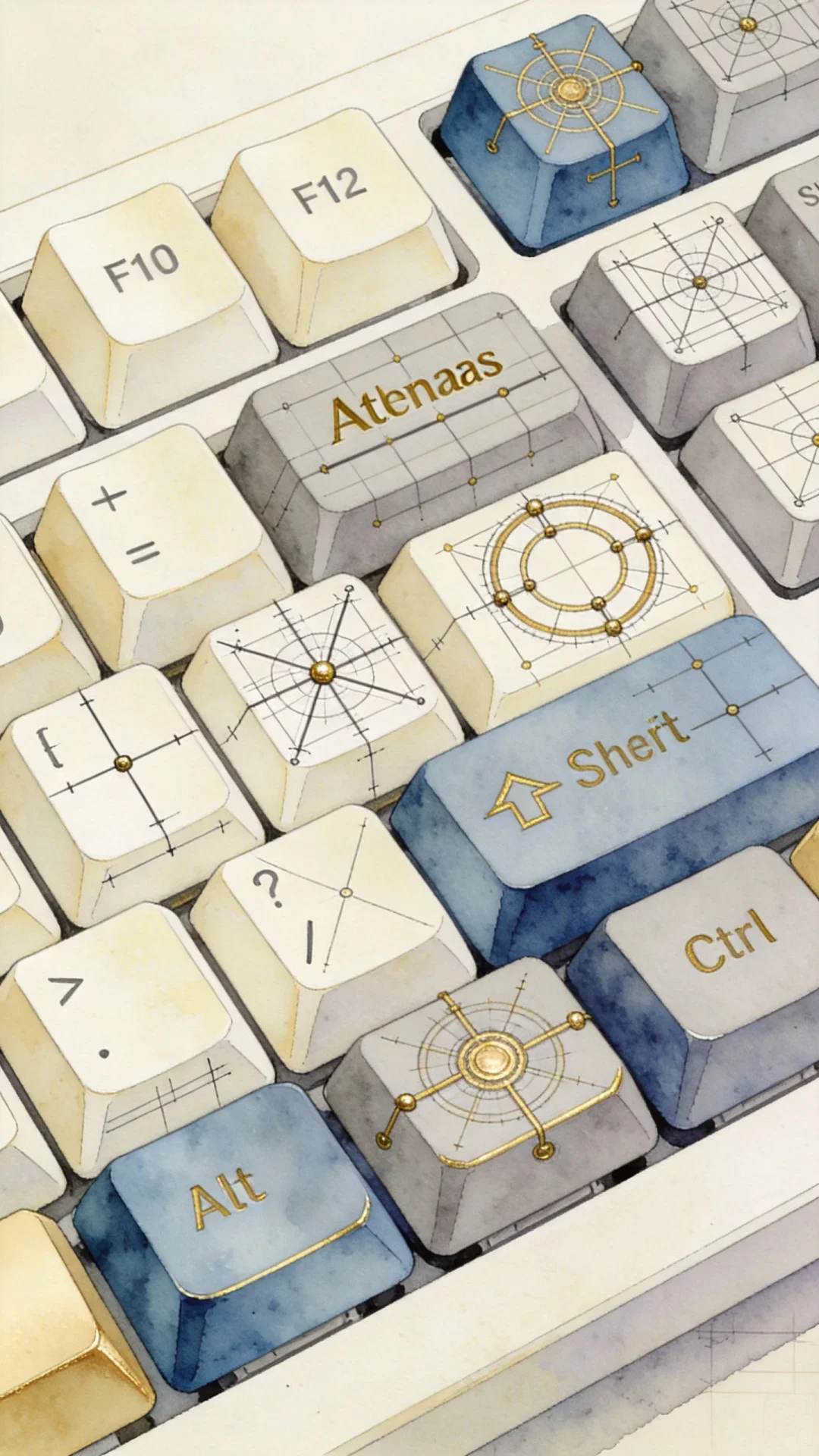 雅典娜英雄变量｜美学大师系列键帽 - Thumbnail 2