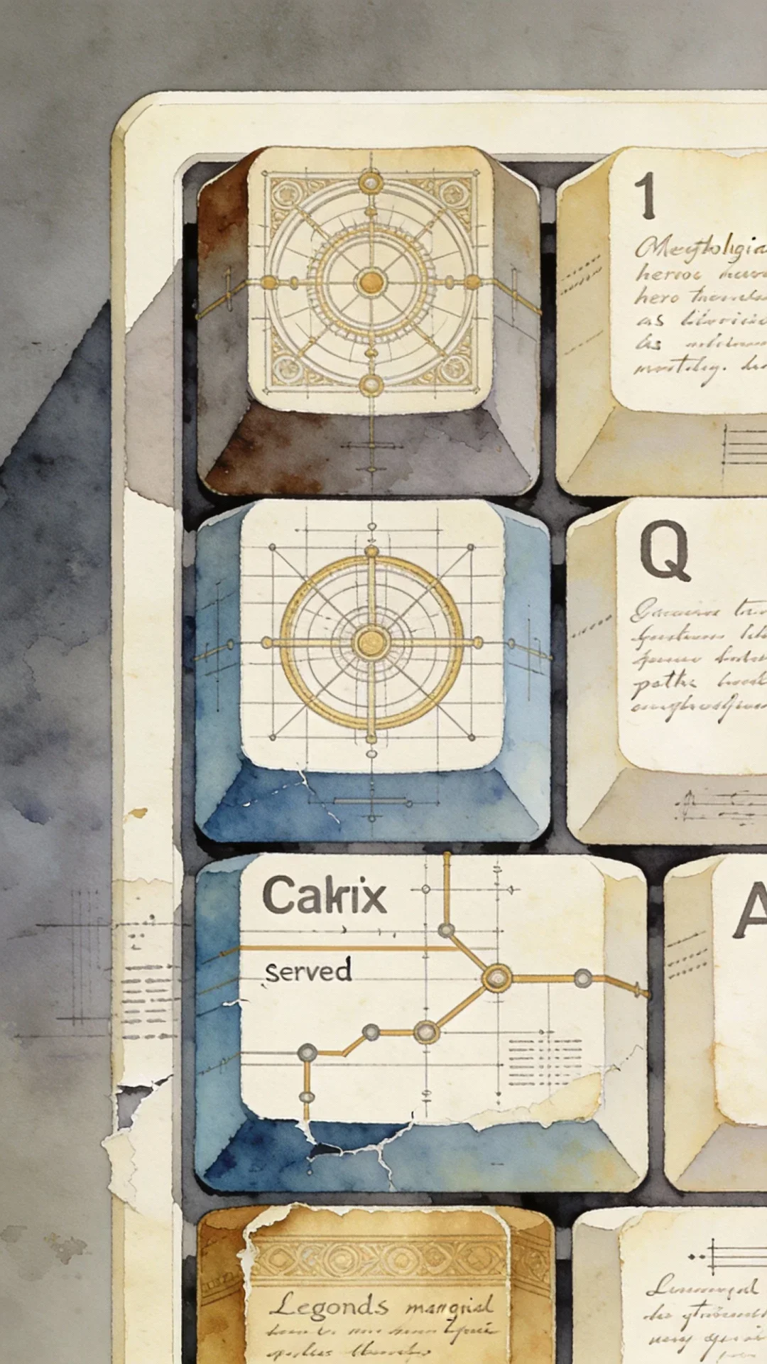 雅典娜英雄变量｜美学大师系列键帽 - Thumbnail 8